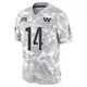 Limited Arctic Camo Men's Olamide Zaccheaus Washington Commanders 2024 Salute to Service Jersey