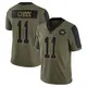 Limited Olive Men's Jeremy Chinn Washington Commanders 2021 Salute To Service Jersey