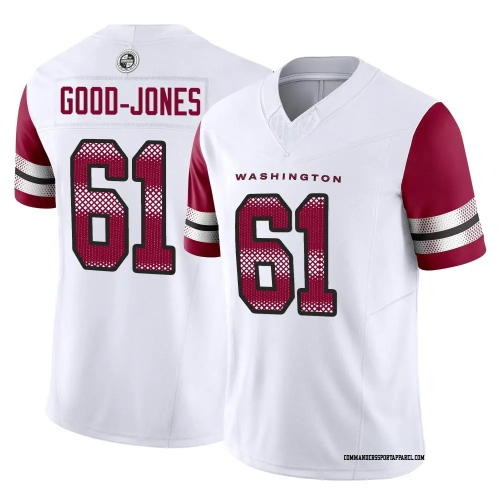 Limited White Youth Julian Good-Jones Washington Commanders Vapor F.U.S.E. Jersey